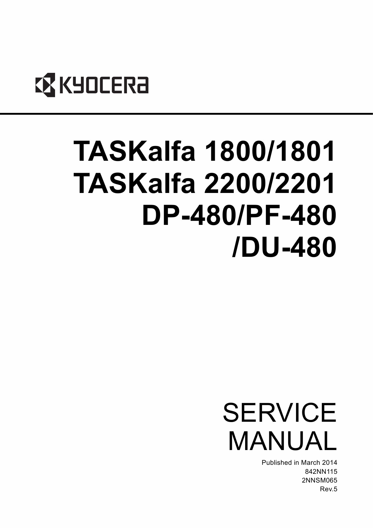 KYOCERA MFP TASKalfa-1800 1801 2200 2201 Service Manual-1